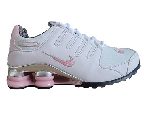 Tênis  Nike Shox NZ Rosa e Cromado Feminino MOD:10784