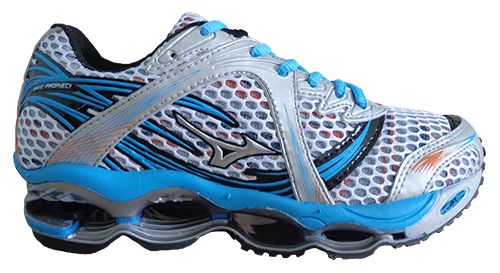 Tênis Mizuno Prophecy Branco Prata e Azul MOD:10552